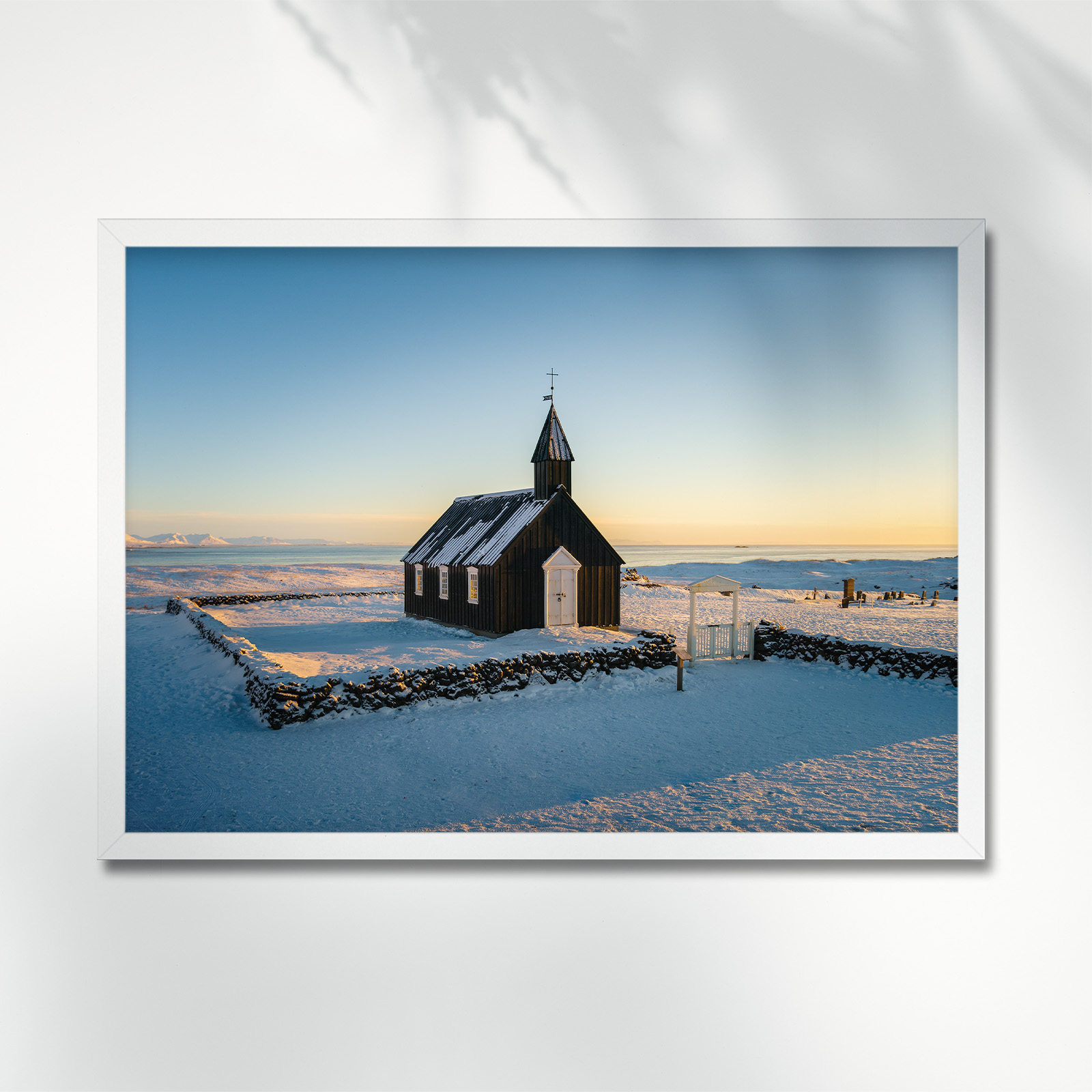 Budakirkja-church-iceland-poster-frame